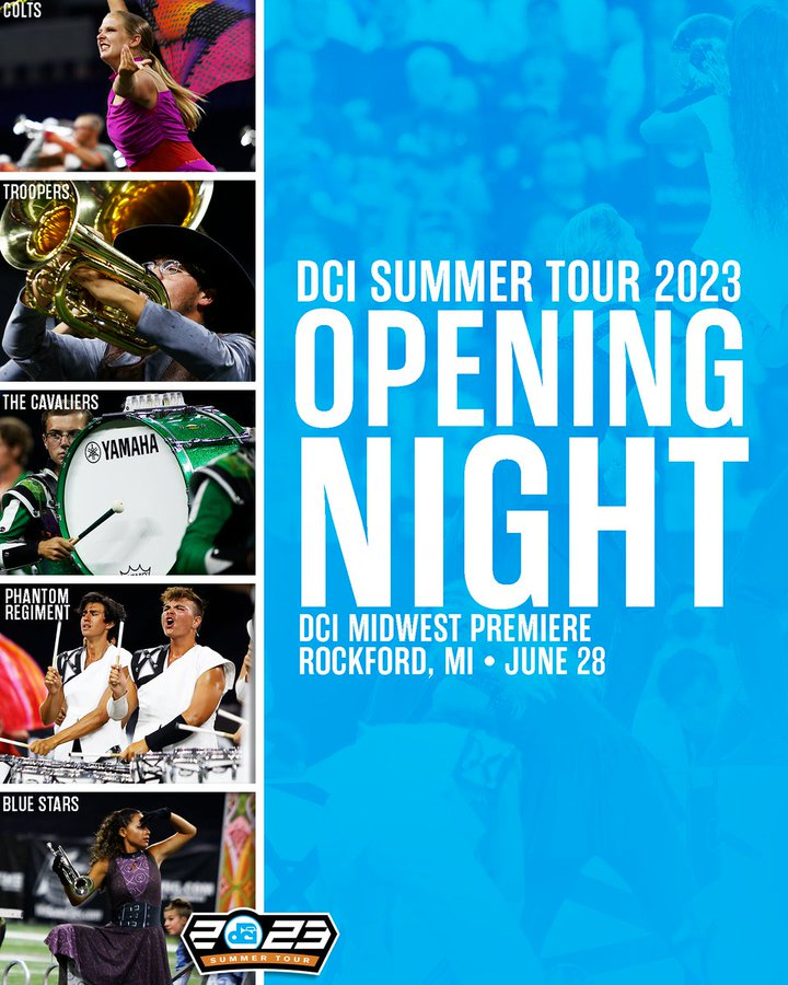 Drum Corps International Summer Tour June 28, 2023 Rockford Bands